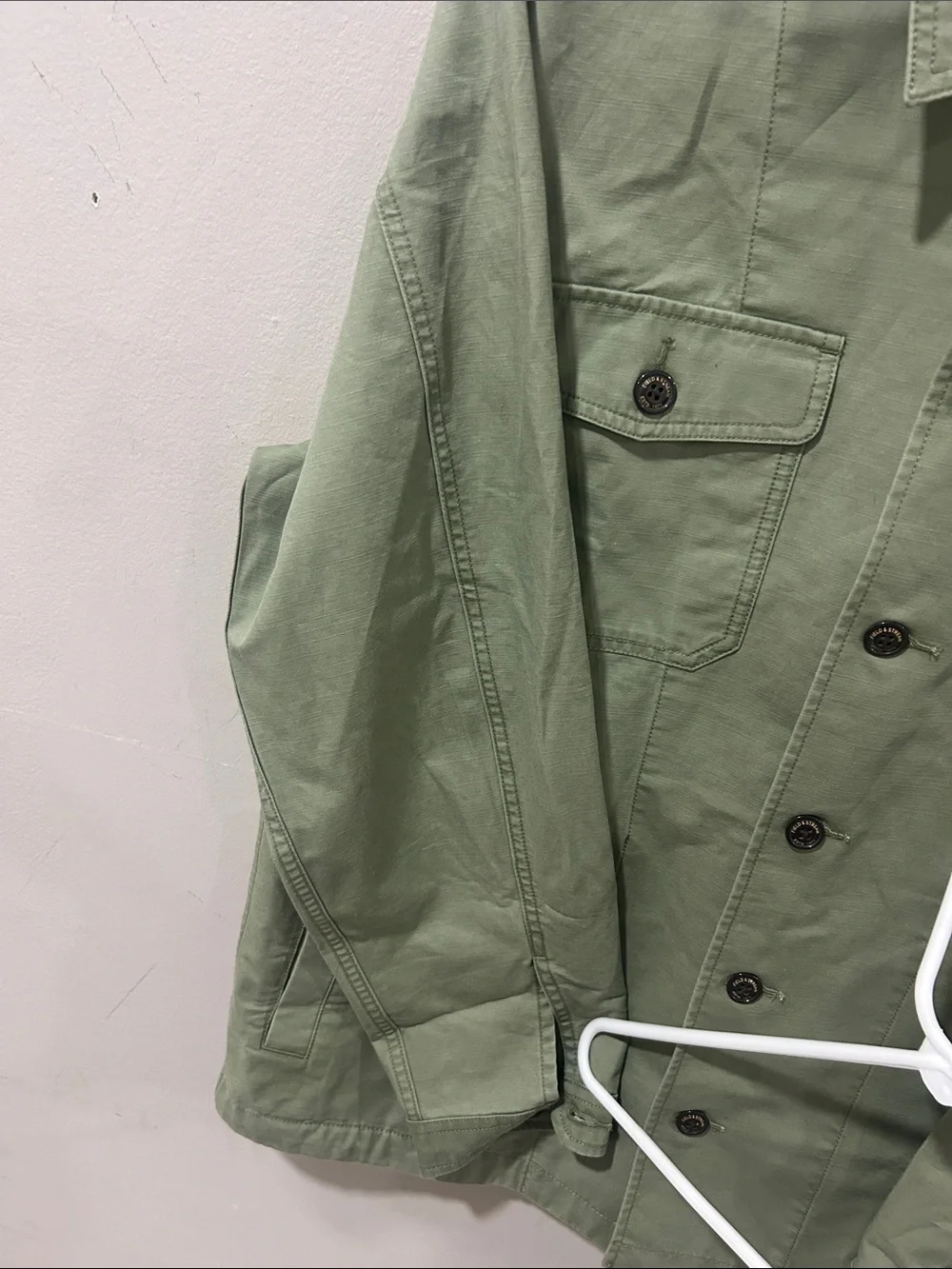 Field & Stream Men’s Sage Green Military Utility Jacket